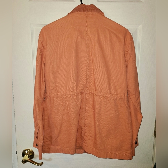 Light Orange Canvas Jacket - Picture 2 of 4